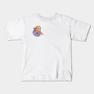 Head of Yellow Koi Kids T-Shirt